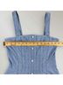 Veronica Beard Solid Blue Tank Top Size 0X - photo 7