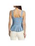 Veronica Beard Solid Blue Tank Top Size 0X - photo 5
