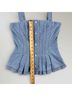 Veronica Beard Solid Blue Tank Top Size 0X - photo 6