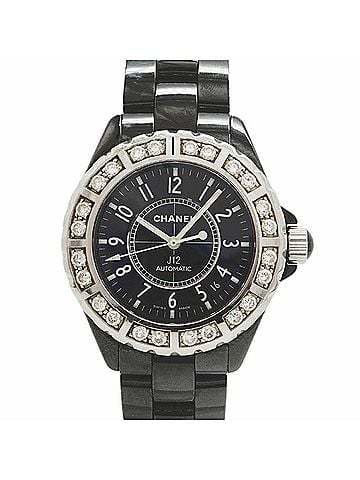Chanel Chanel J12 Diamond H1174 Black Dial Men's Watch (view 1)