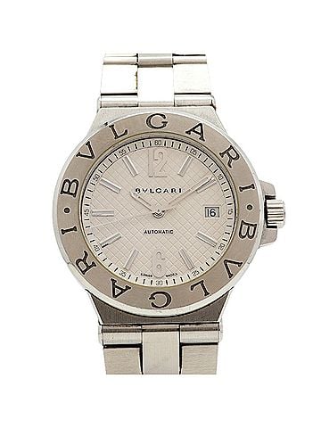 Bvlgari Bulgari Diagono Date DG40S Silver Dial Men's Watch (view 1)