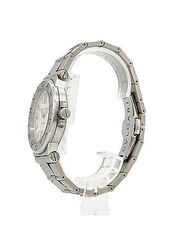 Bvlgari Bulgari Diagono Date DG40S Silver Dial Men's Watch (view 2)