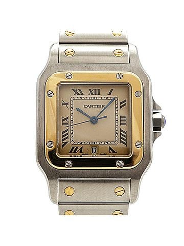 Cartier Cartier Santos Galbee LM W20011C4 Ivory Dial Men's Watch (view 1)