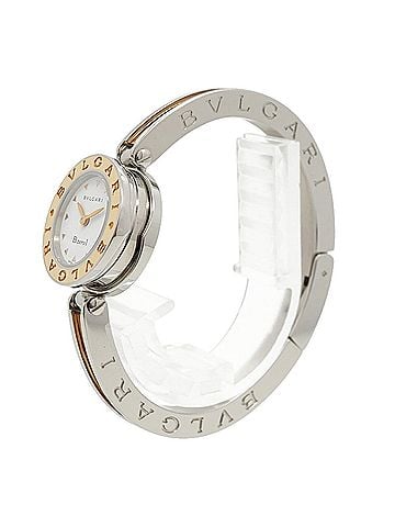 Bvlgari Bulgari B.zero1 PG combination, medium size, BZ22S, white dial women's watch. (view 2)