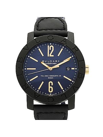 Bvlgari Bvlgari Carbon Gold BB40CL Blue Dial Men's Watch (view 1)