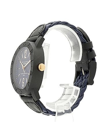 Bvlgari Bvlgari Carbon Gold BB40CL Blue Dial Men's Watch (view 2)