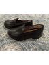 Crown Vintage 100% Leather Black Flats Size 6 - photo 3