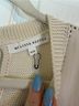 Melissa Nepton Ivory Sleeveless Blouse Size M - photo 4