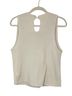Melissa Nepton Ivory Sleeveless Blouse Size M - photo 2