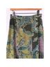 Notations Paisley Green Multi Color Casual Skirt Size M - photo 4