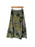 Notations Paisley Green Multi Color Casual Skirt Size M - photo 2