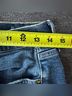 FRAME Denim Solid Blue Denim Shorts Size 27 - photo 7