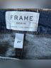 FRAME Denim Solid Blue Denim Shorts Size 27 - photo 3