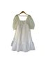 Selkie 100% Polyester Solid White Cocktail Dress Size XXS - photo 1