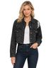 Jella Couture Black Denim Jacket Size S - photo 2