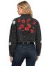 Jella Couture Black Denim Jacket Size S - photo 1
