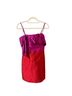 Hutch 100% Polyester Pink Red Cocktail Dress Size 4 - photo 3