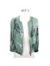 BB Dakota 54% Rayon 46% Viscose 100% Polyester Floral Tropical Green Jacket Size M - photo 8