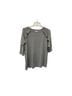 Bleuh Ciel Gray Short Sleeve Blouse Size L - photo 1