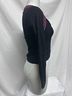 Emanuel Ungaro Stripes Black Long Sleeve Top Size S - photo 5