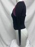 Emanuel Ungaro Stripes Black Long Sleeve Top Size S - photo 4