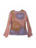 Promod Orange Pink Purple Long Sleeve Top Size M - photo 6