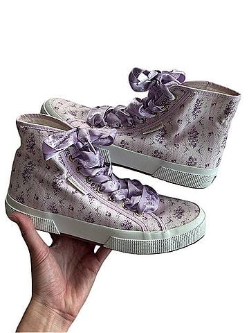 LoveShackFancy Ripe Grapevine Hightop Sneakers Sneakers (view 1)