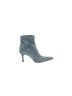 Via Spiga 100% Suede Floral Blue Ankle Boots Size 6 1/2 - photo 1