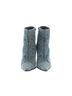 Via Spiga 100% Suede Floral Blue Ankle Boots Size 6 1/2 - photo 2