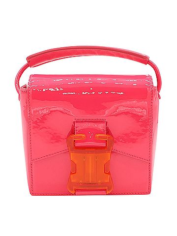 Christopher Kane Christopher Kane Safety Buckle Cross-Body Bag in Pink Patent (view 1)