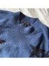 ALLSAINTS Graphic Blue Black Pullover Sweater Size M - photo 7