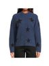ALLSAINTS Graphic Blue Black Pullover Sweater Size M - photo 4