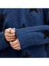 ALLSAINTS Graphic Blue Black Pullover Sweater Size M - photo 5