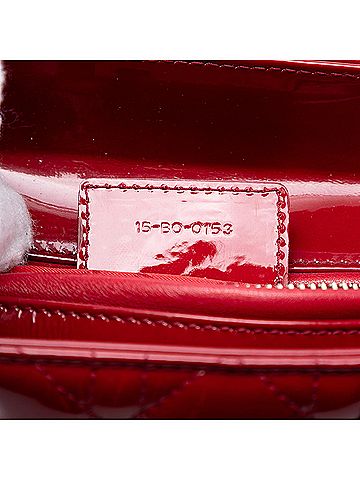 Dior Medium Patent Cannage Lady Dior (view 2)