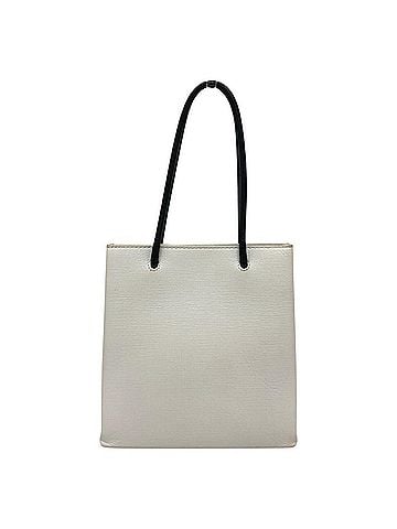 Balenciaga BALENCIAGA 597858 Shopping Tote XXS 2-Way Bag Shoulder Handbag Leather Women's White (view 1)