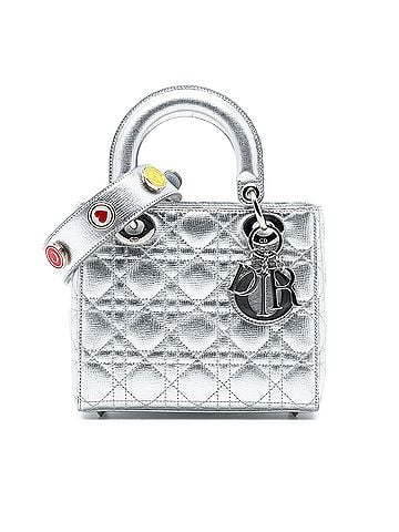 Dior Small Metallic Grained Calfskin Cannage My ABCDior Lady Dior (view 1)
