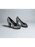 Coach Print Black White Heels Size 7 1/2 - photo 3
