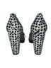 Coach Print Black White Heels Size 7 1/2 - photo 2
