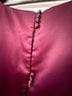 Michaelangelo 100% Polyester 100% Polyester Solid Burgundy Cocktail Dress Size 26 - photo 5
