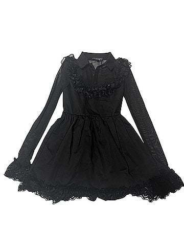 Widow Dolls Kill Macabre Fascination Mini Casual Dress (view 1)