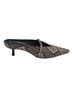 SIMKHAI Animal Print Snake Print Brown Ivory Heels Size EU 37 - photo 1