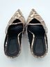 SIMKHAI Animal Print Snake Print Brown Ivory Heels Size EU 37 - photo 4