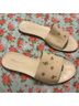 Madewell Camo Gold White Sandals Size 7 - photo 3