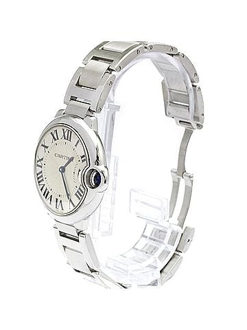 Cartier CARTIER Ballon Bleu MM Steel Quartz Mid Size Watch W69011Z4 Polished (view 2)