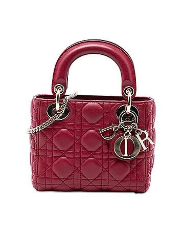Dior Mini Lambskin Cannage Lady Dior (view 1)