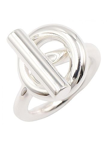 Hermès Hermes HERMES Echabe Ring MM Ring, Sterling Silver 925, Women's, Tone, H103658B 00046 (view 1)