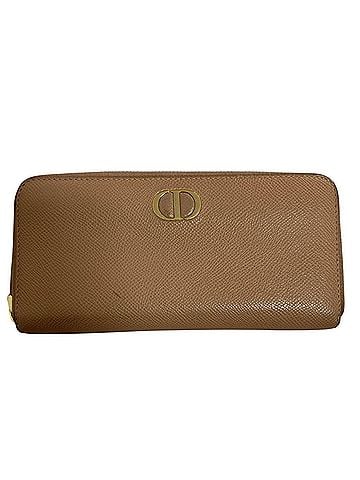 Christian Dior Christian Dior 30 Montaigne Leather Long Wallet, Beige, Women's (view 1)