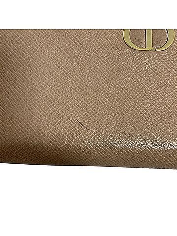 Christian Dior Christian Dior 30 Montaigne Leather Long Wallet, Beige, Women's (view 2)