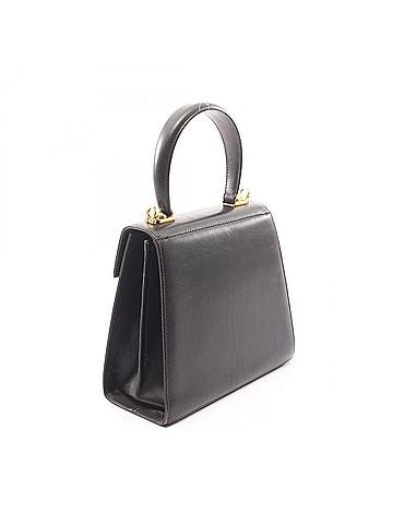 Salvatore Ferragamo Salvatore Ferragamo Gancini 2-Way Handbag, Leather, Women's, Brown (view 2)