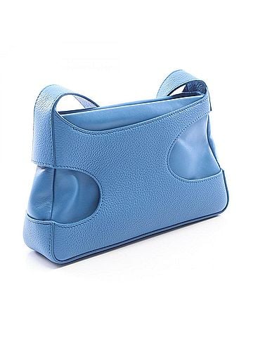 Salvatore Ferragamo Salvatore Ferragamo Cutout Shoulder Bag Handbag Leather Women's Blue 214956 (view 2)